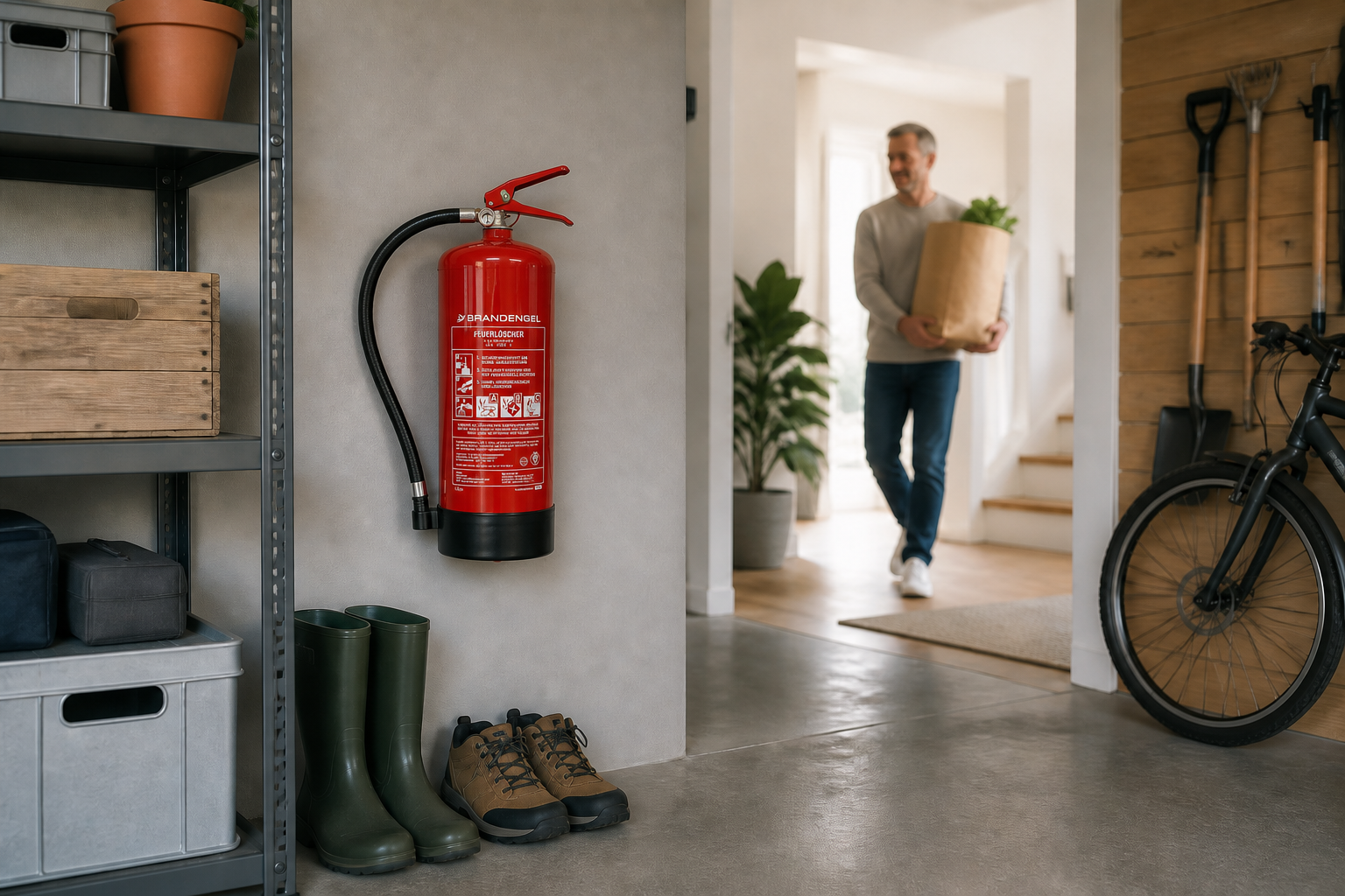 Feuerlöscher für Garage, Zuhause, Privat, Keller