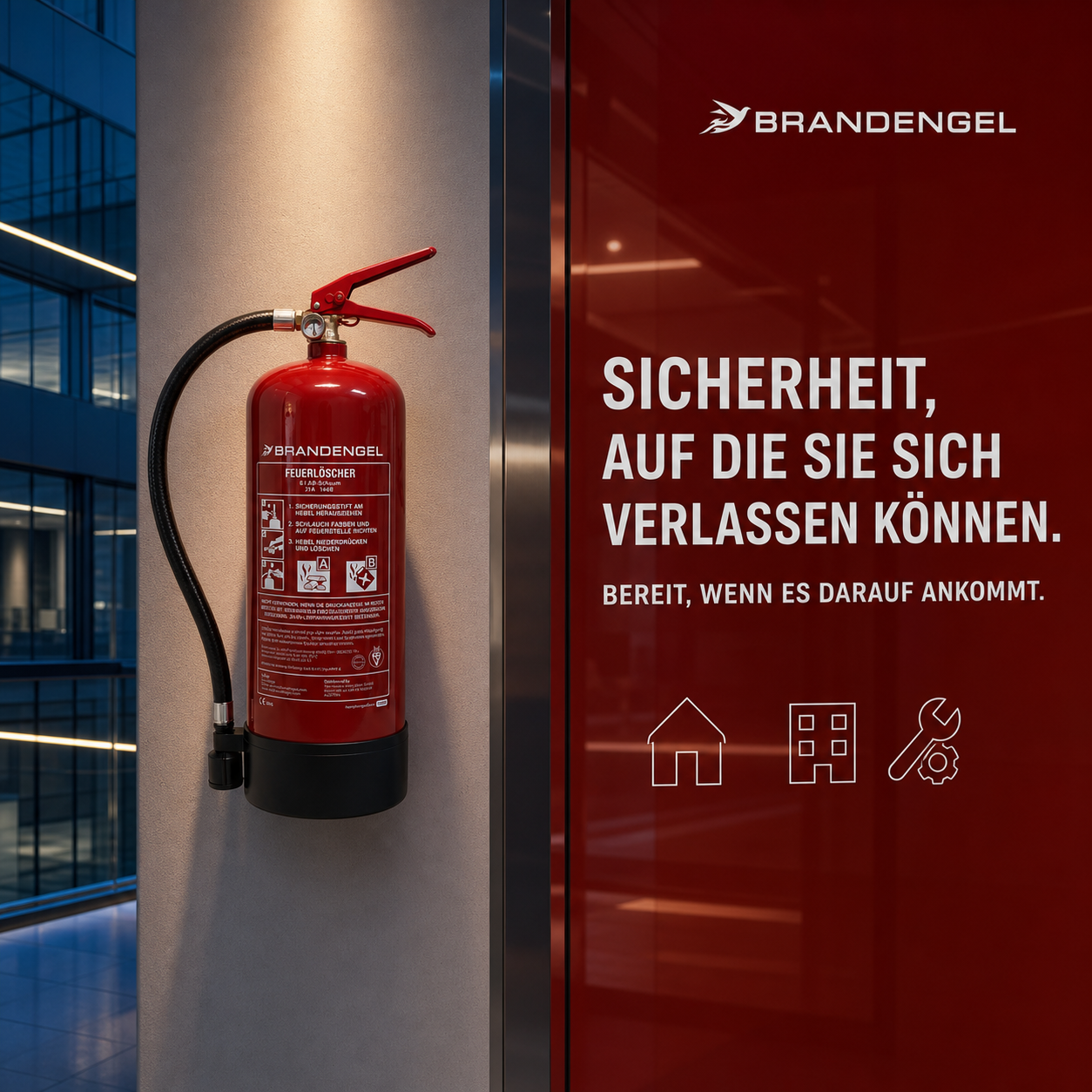 Brandengel Schaumfeuerlöscher für alle Einsatszwecke, Brandklasse AB, Brandschutz