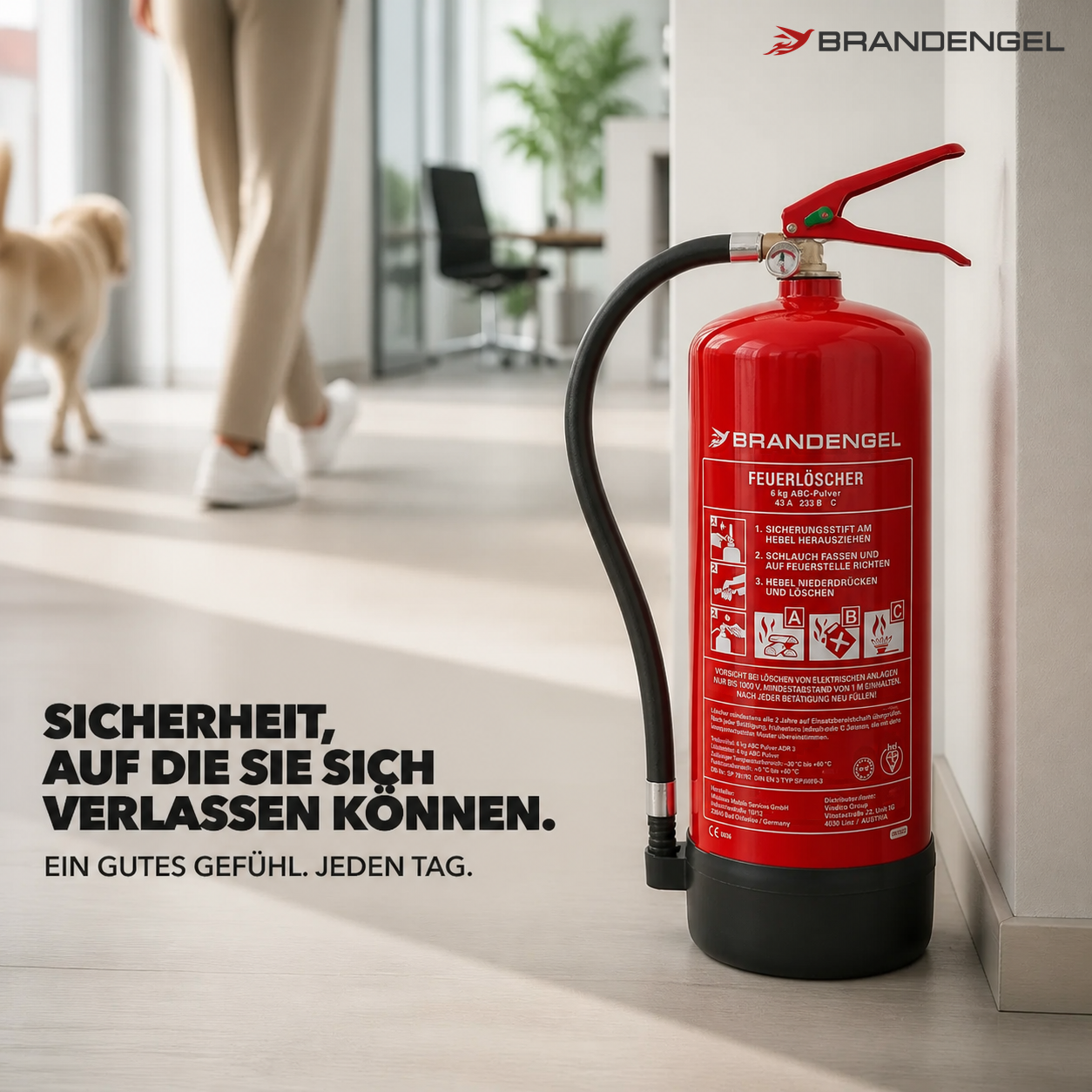 Vielseitiger Feuerlöscher für Ihre Sicherheit