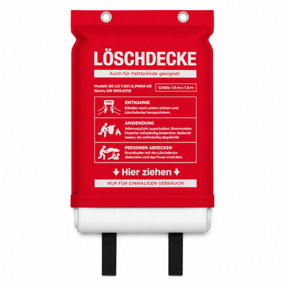 Fettbrand Löschdecke Brandschutz