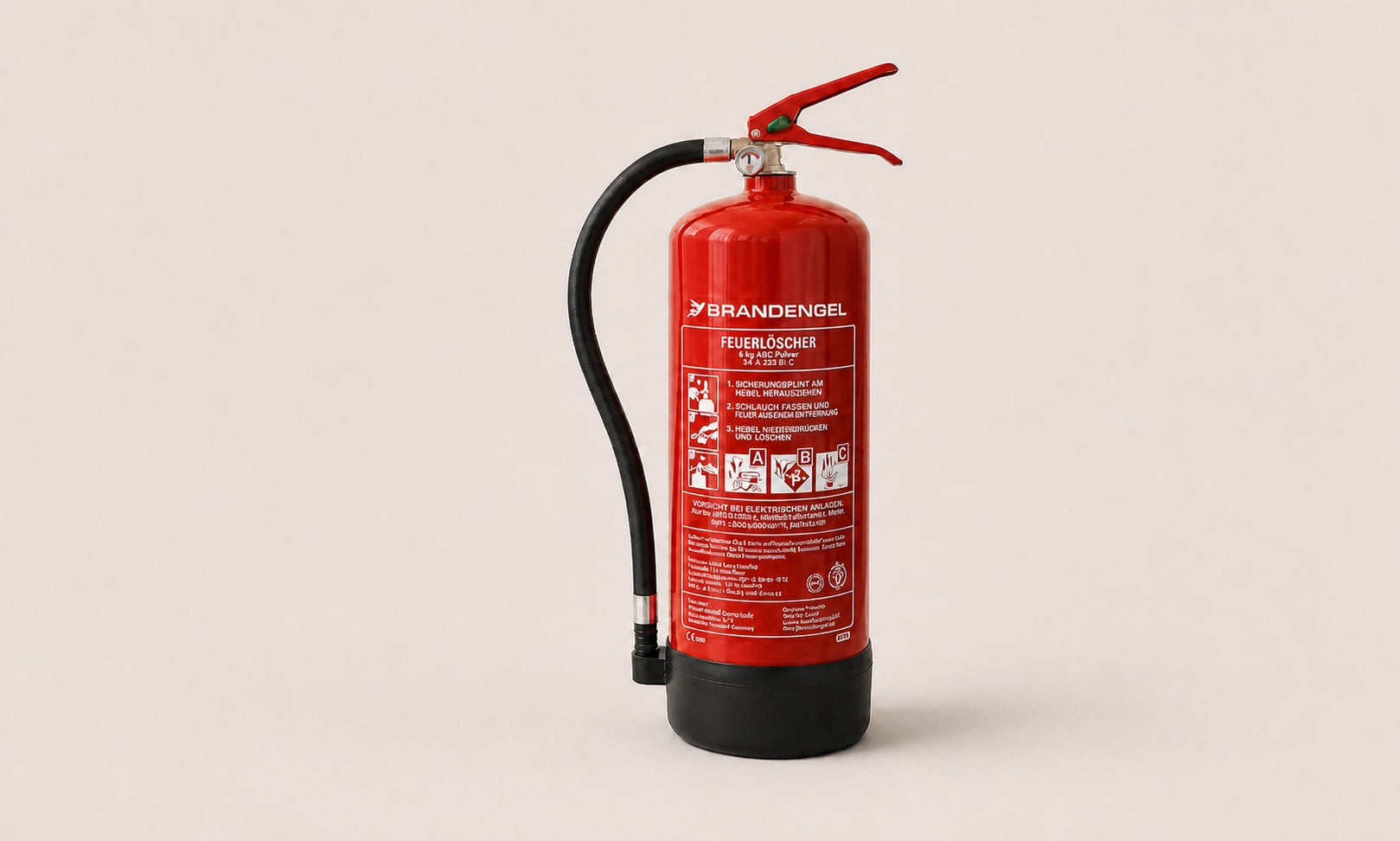 Brandengel Feuerlöscher Brandklasse ABC und AB Pulverfeuerlöscher Schaumfeuerlöscher